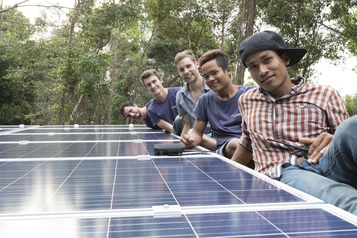 Solar panels at Samloem Laguna Resort